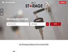 Tablet Screenshot of dmistorage.com